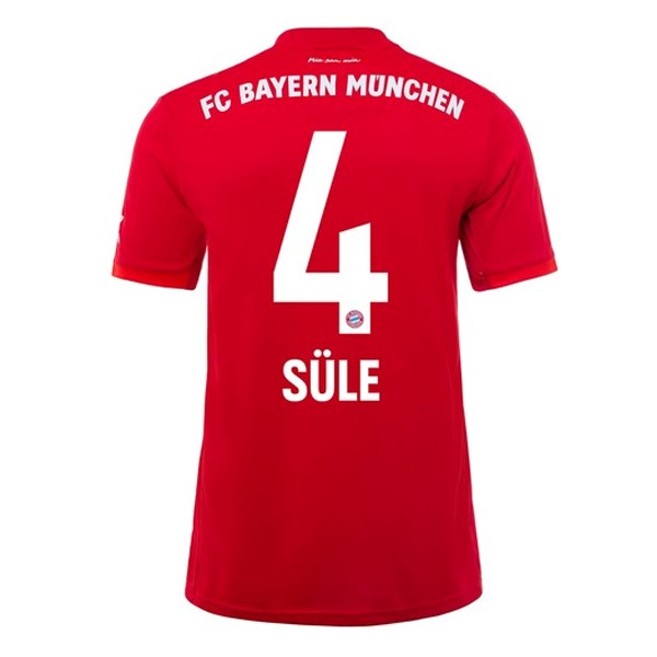 Camiseta Bayern Munich NO.4 Sule 1ª 2019-2020 Rojo